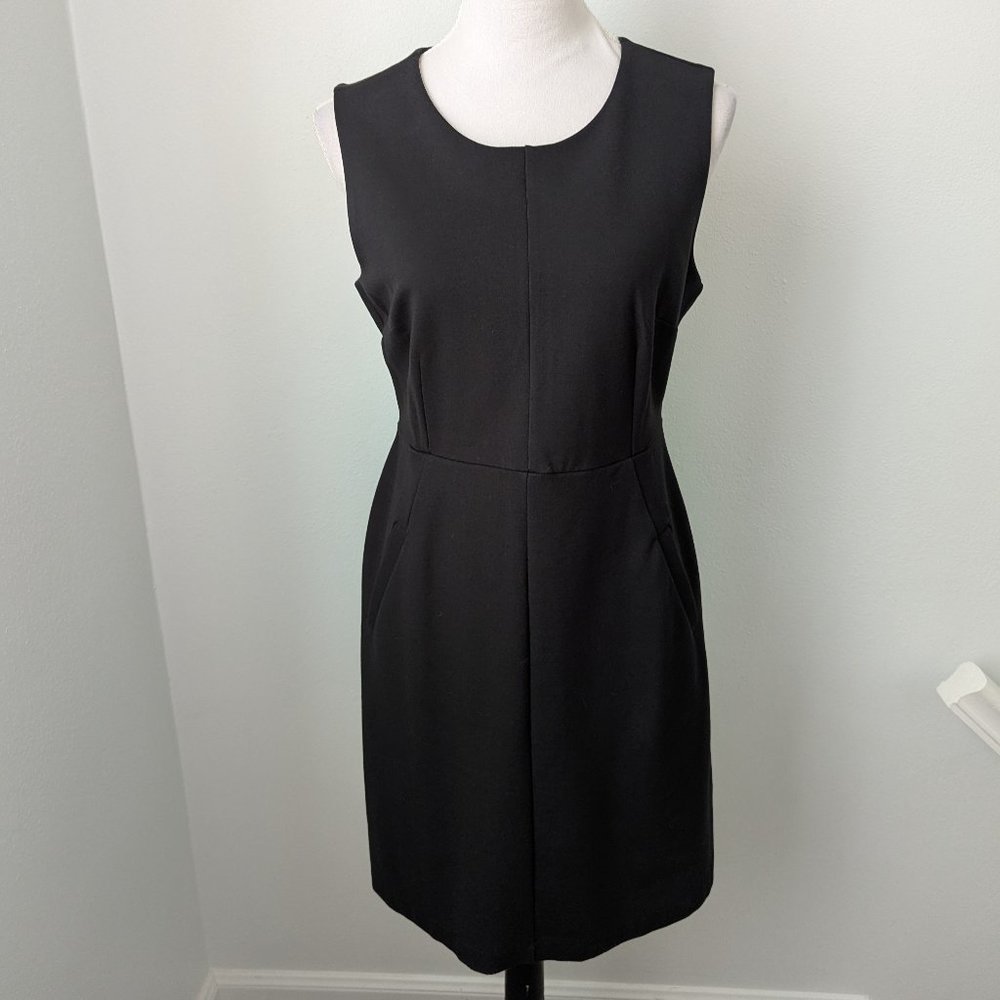 NWT Lands' End Black Sleeveless Dress, 10P
